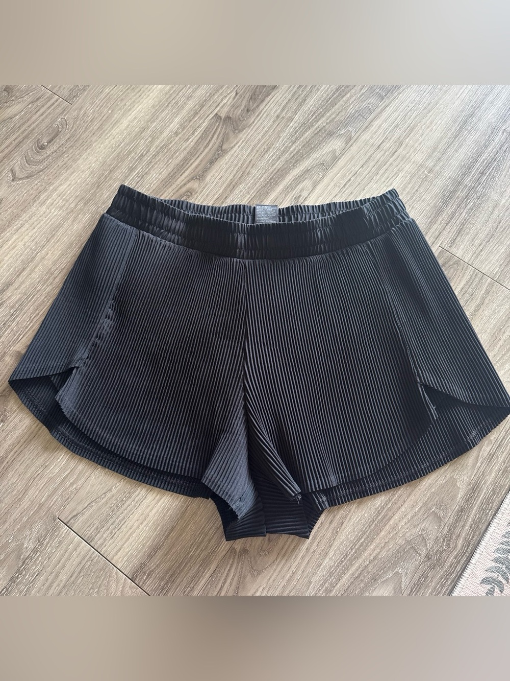 all in motion Black Pleated Athletic Shorts